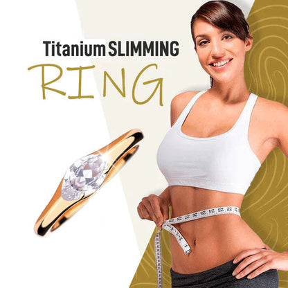 (Last Day of Sale-Up to 50% OFF!) Magnetology Lymphvity Therapy Titanium ION Diamond  Ring